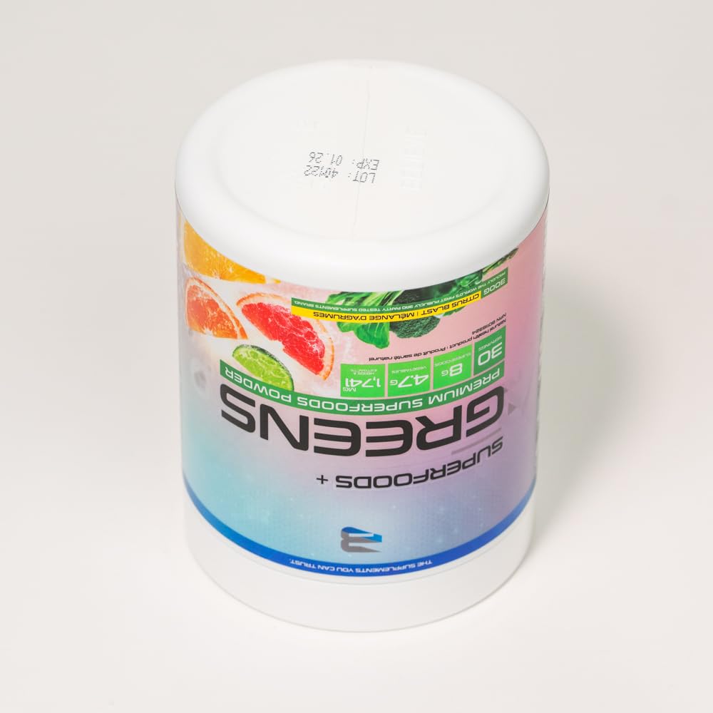 Believe Supplements Superfoods+Greens - Superfood Blend | Boost Energy, Immunity, and Digestion | Rich in Antioxidants & Essential Nutrients! (30 Servings, Citrus Blast) 🍁 All In One Marketplace Canada