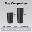 Owala SmoothSip Slider Insulated Stainless Steel Coffee Tumbler, Reusable Iced Coffee Cup, Hot Coffee Travel Mug, BPA Free 20 oz, Very Very Dark 🍁 All In One Marketplace Canada