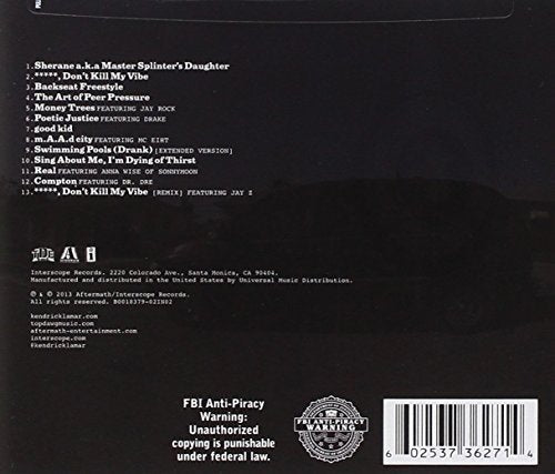 Kendrick Lamar / Good Kid M.A.A.D. City (New Version) (Edited) - CD