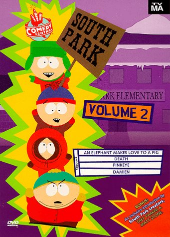South Park, Vol. 2: An Elephant Makes Love to a Pig/Death/Pinkeye/Damien - DVD (Used)
