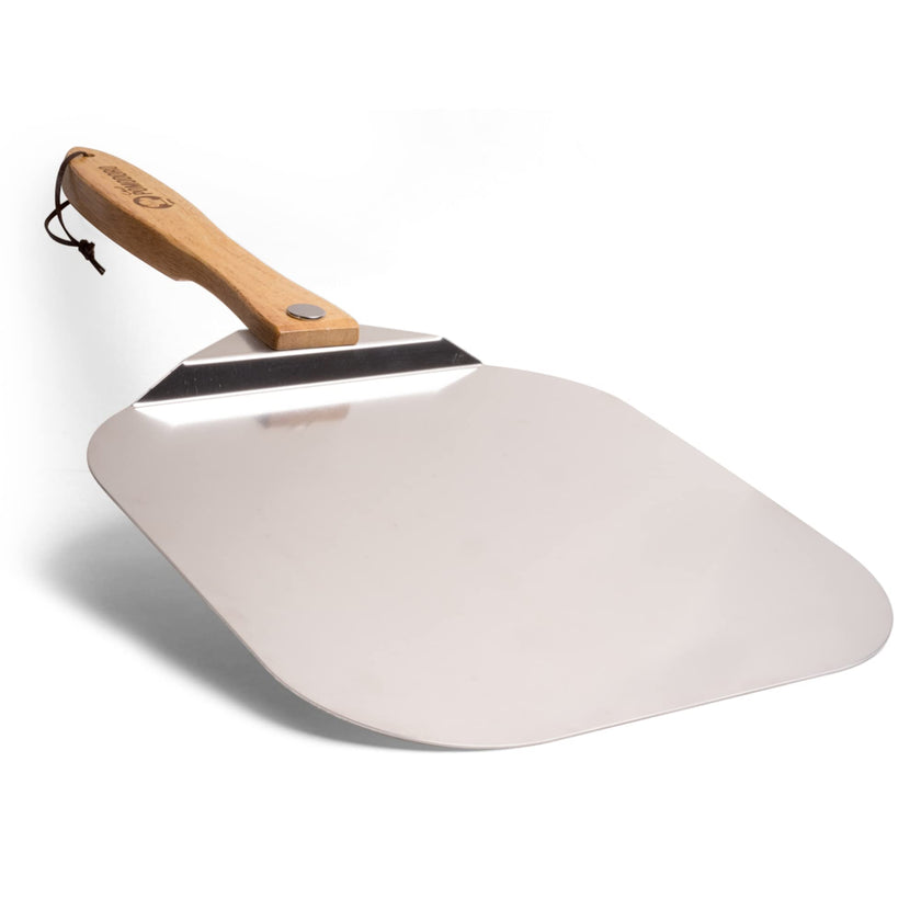 Chef Pomodoro Aluminum Metal Pizza Peel with Foldable Wood Handle for Easy Storage 12-Inch x 14-Inch, Gourmet Luxury Pizza Paddle for Baking Homemade Pizza Bread 🍁 All In One Marketplace Canada