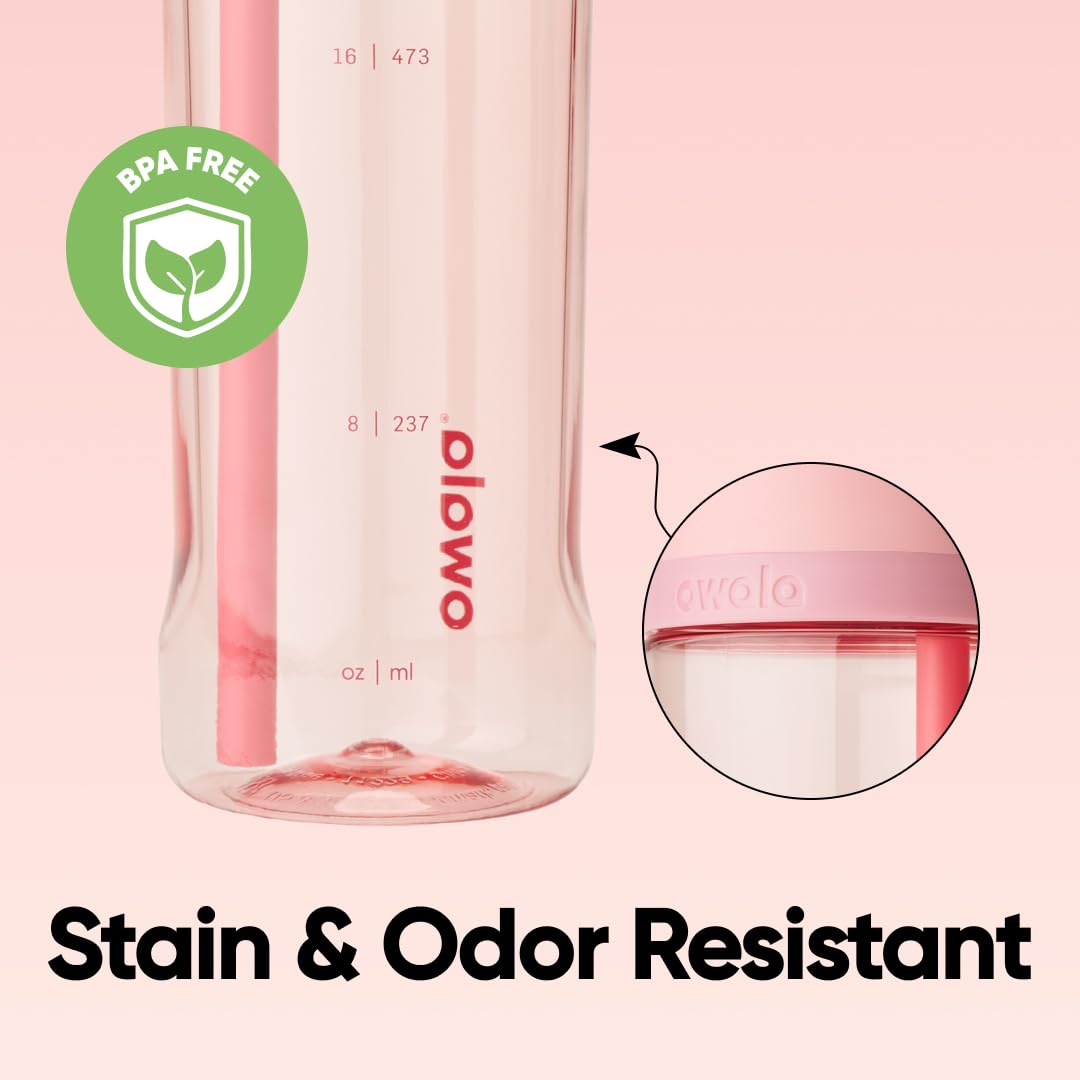 Owala FreeSip Tritan Insulated Stainless Steel Water Bottle with Straw, BPA-Free Sports Water Bottle, Great for Travel, 25 Oz, Rose Quartz 🍁 All In One Marketplace Canada