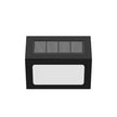 Solar Lights for Steps Decks Pathway Yard Stairs Fences, LED lamp, Rainproof, Black Metal case, 6 Pack 🍁 All In One Marketplace Canada
