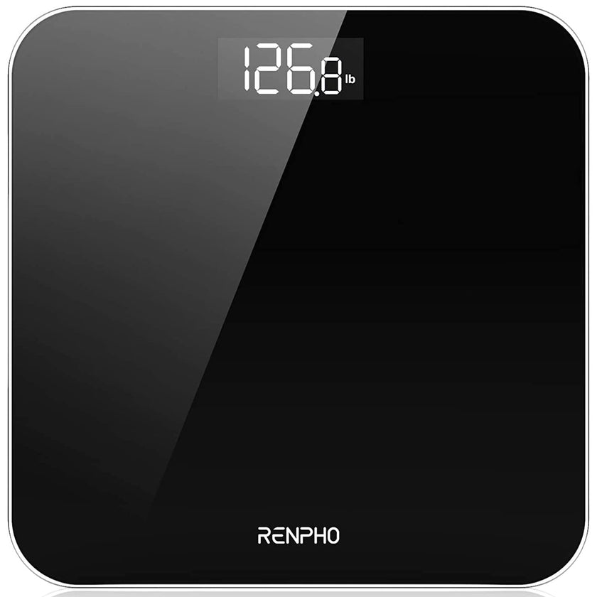 RENPHO Scale for Body Weight, Bathroom Weighing Scale with Backlit LED Display, Highly Accurate & Measures Weight up to 400 lb/180kg, Black-Core 1S (Black) 🍁 All In One Marketplace Canada