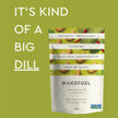 Handfuel Spicy Dill Pickle Cashews, Gluten Free Flavoured Nuts - 40g x 12 🍁 All In One Marketplace Canada