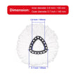 4Pcs Spin Mop Head Refills + 1 Mop Holder for Vileda, fit O-Cedar Spin Mop, Easy Wring Mop Replacement, Microfiber Triangle Replacement Pads, White Color (Pack4 * 1) 🍁 All In One Marketplace Canada