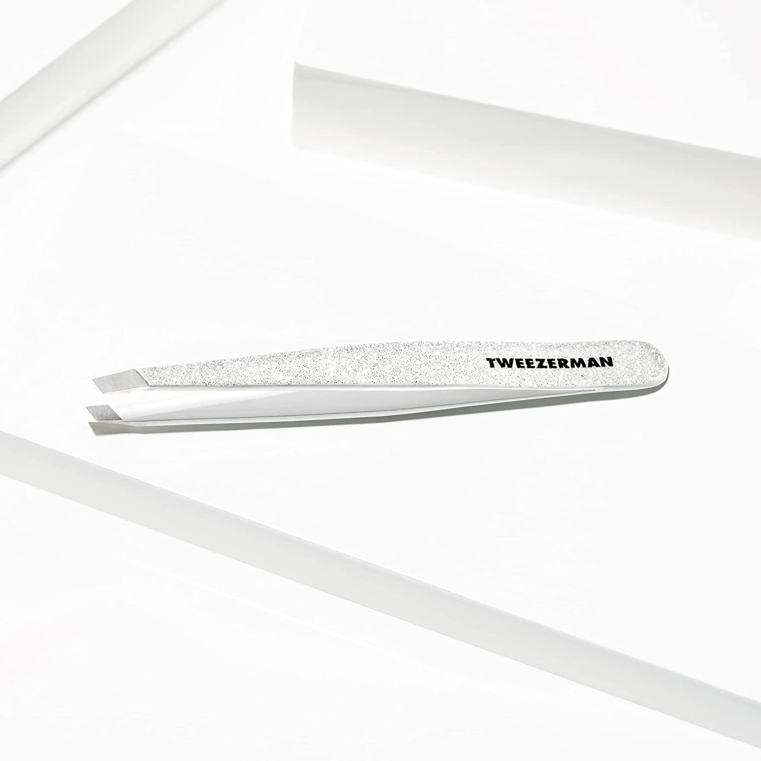 Tweezerman Exclusive Moon Dust Slant Tweezer - Hair Removal Tweezers, Stainless Steel 🍁 All In One Marketplace Canada