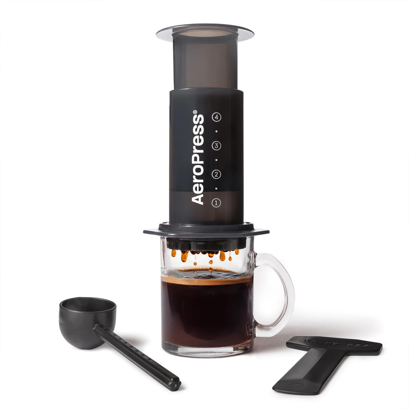 AeroPress Original Coffee Press - All-in-One French Press, Pour-Over & Espresso Style Manual Brewer, 2 Min Brew for Less Bitterness, More Flavor, Small Portable Coffee Maker, Travel & Camping 🍁 All In One Marketplace Canada