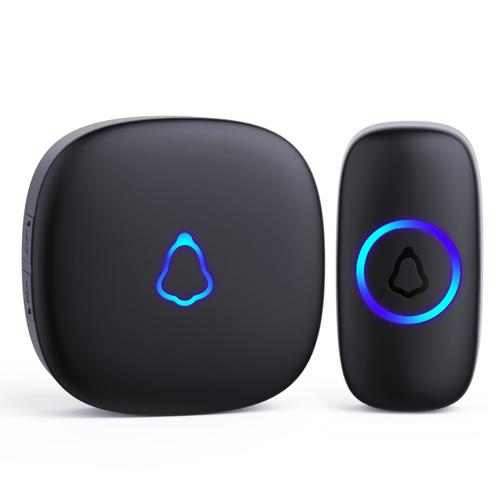 SECRUI Wireless Doorbell, Easy Installation, Adjustable Volumes, 58 Chimes, 1000Ft Operating Range, LED Indicator, Black 🍁 All In One Marketplace Canada