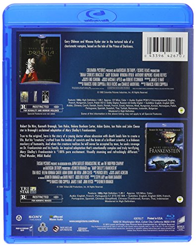 Bram Stokers Dracula / Mary Shelleys Frankenstein [Blu-ray] [Import]