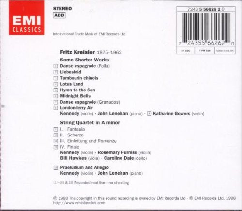 Kennedy Plays Kreisler
