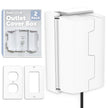 Outlet Cover Box for Child Safety (2 Pack) Duplex & Decorator Electrical Outlet Plates, Concealed Access Buttons, and Spacious Compartment - Jool Baby 🍁 All In One Marketplace Canada