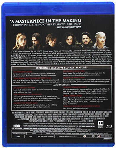 Game of Thrones: The Complete Third Season - Blu-Ray (Used)