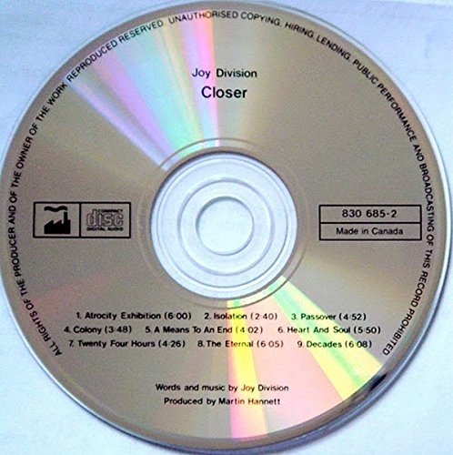 Closer - 1987 - (Canada)