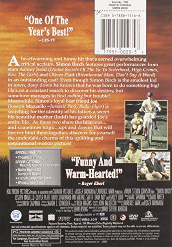 Simon Birch (Bilingual) - DVD (Used)