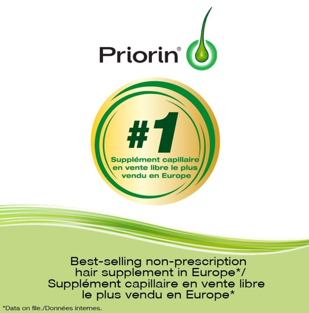 Priorin Hair Growth Vitamins With Biotin - Vitamins To Stimulate For Men And Women, Decrease Of Hair Loss After Washing, Contains Biotin For Hair Growth, 60 Count, 1 Month Supply 🍁 All In One Marketplace Canada