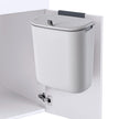 ELPHECO Compost Bin, 2.5 Gallon Hanging Trash Can with Lid, Kitchen Cabinet Door Under Sink Plastic Garbage Can Wall Mounted Slide Open, White 🍁 All In One Marketplace Canada