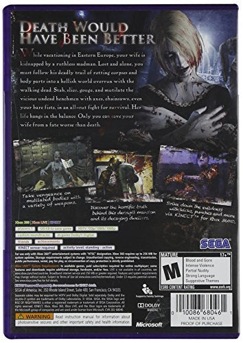Rise Of Nightmares Kinect - Xbox 360 Standard Edition