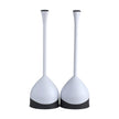 Clorox Toilet Plunger with Hideaway Caddy, Set of 2 – for Bathroom Organization and Storage, Bathroom Accessories, Toilet Unclogger, with Holder, White 🍁 All In One Marketplace Canada
