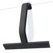 dancemoon JustHang Shower Squeegee for Glass Doors, All-One-Piece Silicone with Built-in Hook Design for Easy Hanging, Household Window Mirror Squeegee for Bathroom, Glass, Tile Wall,Car 10-Inch Black 🍁 All In One Marketplace Canada