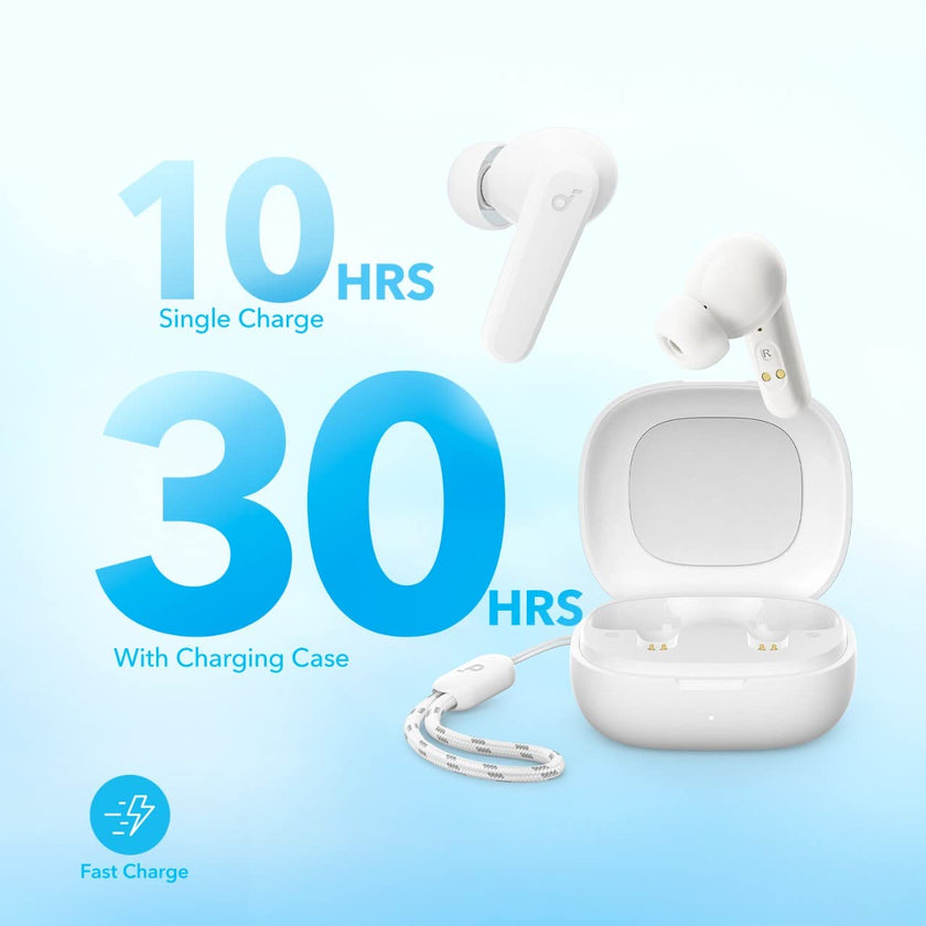 soundcore by Anker P20i True Wireless Earbuds, 10mm Drivers with Big Bass, Bluetooth 5.3, 30H Long Playtime, IPX5 Water-Resistant, 2 Mics for AI Clear Calls, 22 Preset EQs, Customization via App 🍁 All In One Marketplace Canada