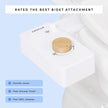 TUSHY Classic 3.0 Non-Electric Bidet Toilet Attachment, Experience a Superior Fresh Water Clean (Slim Fit, Easily Installs Under Toilet Seat, Adjustable Spray, Self Cleaning Nozzle), Bamboo Knob 🍁 All In One Marketplace Canada