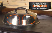 RunTo Griddle Accessories 12 Inch Round Stainless Steel Basting Cover - Cheese Melting Dome and Steaming Cover, Best for Use in Flat Top Griddle Grill Cooking Indoor or Outdoor 🍁 All In One Marketplace Canada