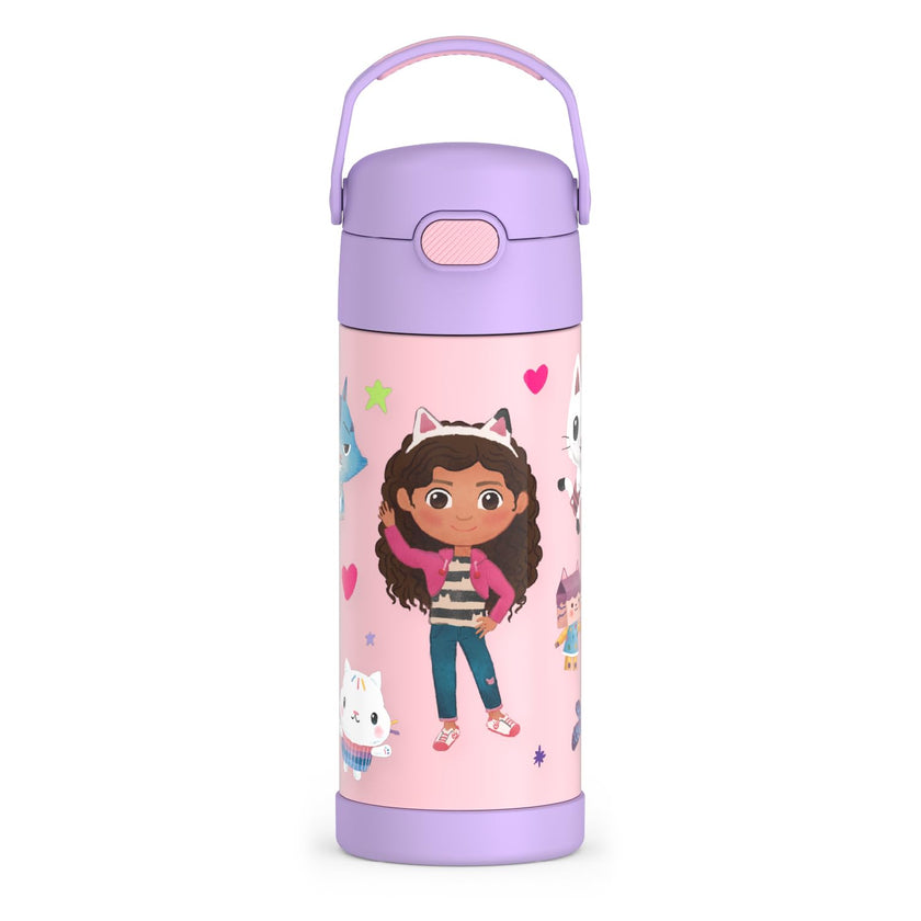 THERMOS FUNTAINER Water Bottle with Straw, 14oz, Gabbys Dollhouse 🍁 All In One Marketplace Canada