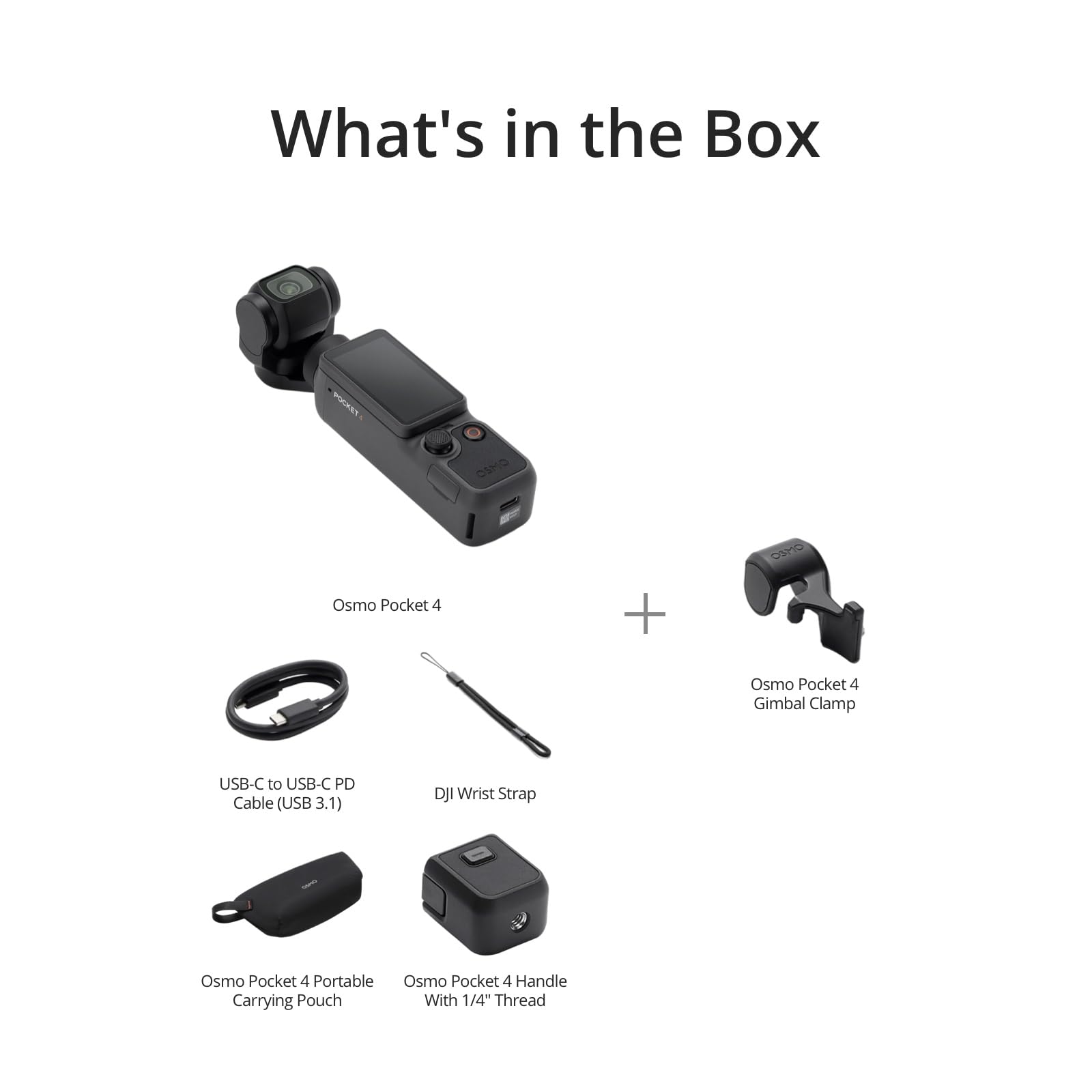 DJI Osmo Pocket 4 Standard Combo, Pocket Gimbal Vlog Camera 🍁 All In One Marketplace Canada