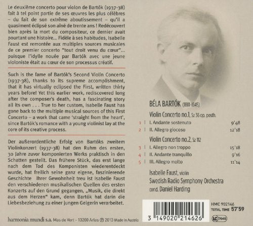 Bartok: Violin Concertos Nos.1 & 2