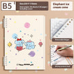 A5 Cute Loose-Leaf Notebook – Detachable Coil, Kawaii Cover Designs
