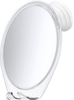HONEYBULL Fogless Shower Mirror with Suction Mount & Swivel – Anti-Fog Acrylic Bathroom Mirror for Shaving – Built-in Razor Holder, Easy Install, Home Shower Accessory (White) 🍁 All In One Marketplace Canada