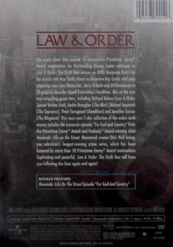 Law & Order: The Sixth Year