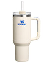 Stanley Quencher H2.0 Tumbler with Handle and Straw 40 oz Flowstate 3-Position Lid Cup Holder Compatible for Travel Insulated Stainless Steel Cup BPA-Free Cream Royal 🍁 All In One Marketplace Canada