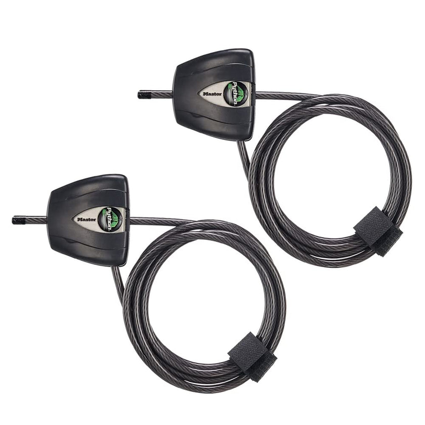 Master Lock Python Cable Lock, Cable Lock with Keys, Trail Camera and Kayak Locking Cable, 2 Pack, 8417T,Black 🍁 All In One Marketplace Canada