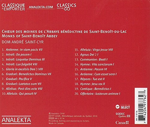 Choeur Des Moines De L'Abbaye / Pax: Chants grégoriens - CD (used)