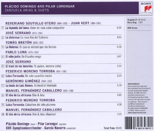 Zarzuela Arias & Duets (Sony Classic Al Singers)