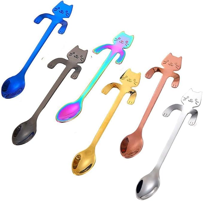 Kitty Tea/Coffee/Ice Cream Small Stainless Steel Spoon