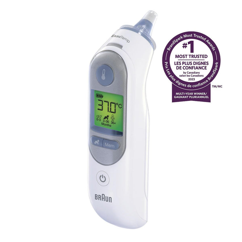 Braun IRT6520CA ThermoScan® 7 Ear Thermometer with Age Precision™ for All Age Groups, #1 Brand Among Pediatricians and Moms 🍁 All In One Marketplace Canada