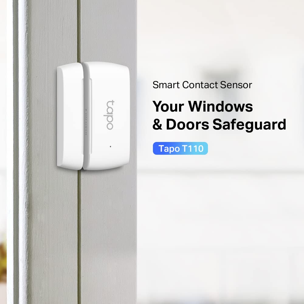 TP-Link Tapo T110 Contact Sensor, White, Requires Tapo Hub, Long Battery Life, Real-Time Notification, Smart Action 🍁 All In One Marketplace Canada