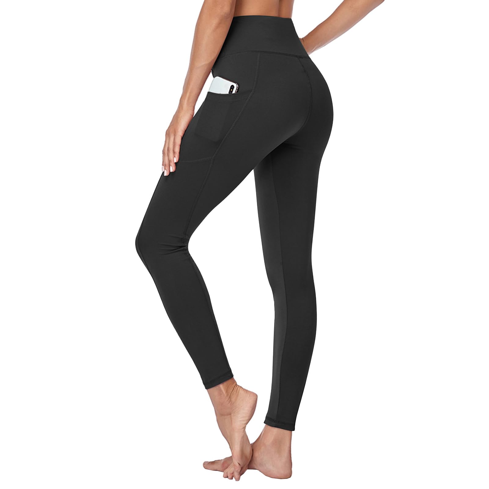Gayhay Leggings with Pockets for Women - High Waisted Tummy Control Soft Compression Yoga Pants for Workout Running Gym 🍁 All In One Marketplace Canada