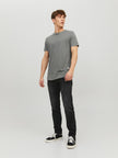 JACK & JONES Men's Long Line Fit T-Shirt JJENOA TEE SS Crew Neck NOOS Black XL 🍁 All In One Marketplace Canada