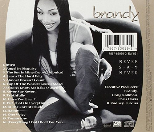 Brandy / Never Say Never - CD (Used)