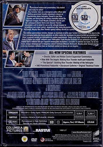 Tonnerre de Feu - Blue Thunder (English/French) 1983 (Special Edition Widescreen) Régie au Québec (Cover Bilingue)