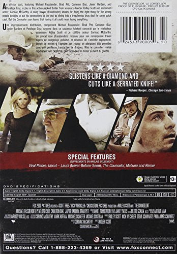 The Counselor - DVD
