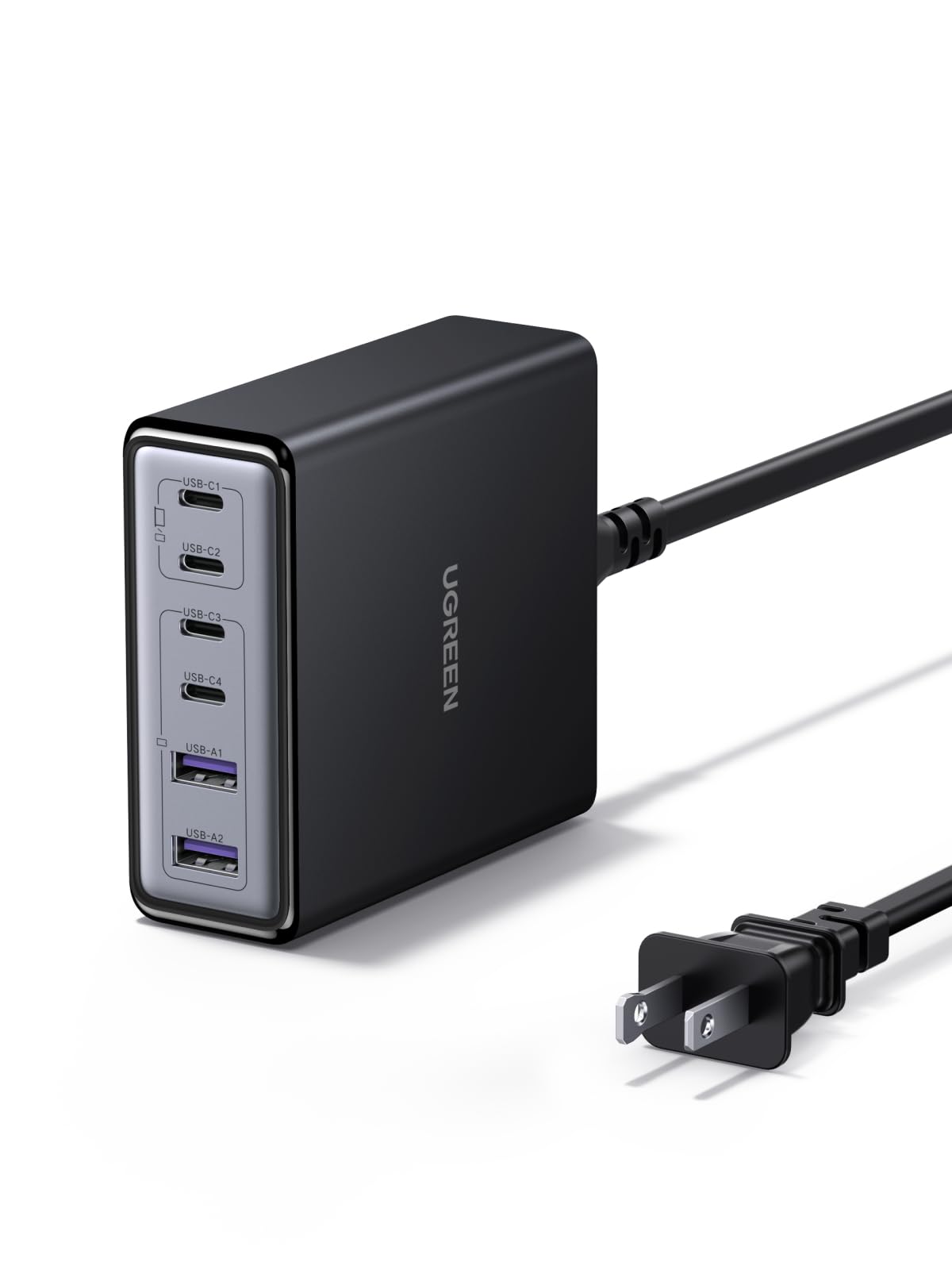 UGREEN 100W 6-Port GaN USB C Charging Station, Desktop Charger Block with 4 USB C and 2 USB A Fast Charging Compatible for MacBook Pro/Air, XPS, iPad, iPhone 17/16, Galaxy S26/S25/S24, Pixel 10/9 🍁 All In One Marketplace Canada