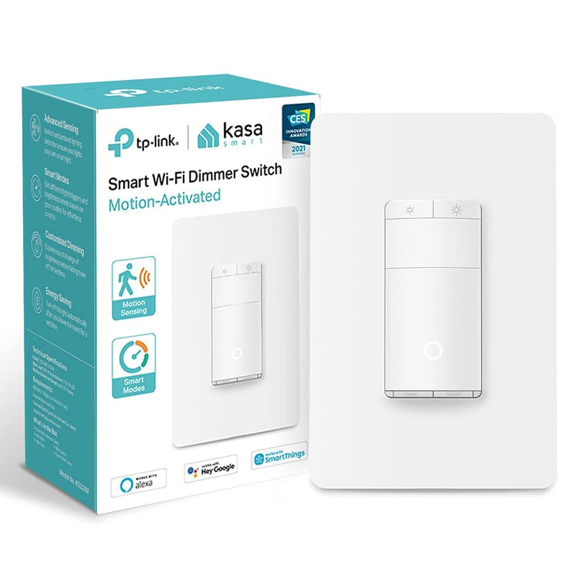 Kasa Smart Motion-Activated WiFi Dimmer Switch by TP-Link (KS220M) - Smart Motion Detection, WiFi Light Switch Works with Alexa and Google Assistant, No Hub Required, White 🍁 All In One Marketplace Canada