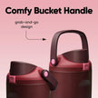 Owala FreeSip Sway Insulated Stainless Steel Water Bottle with Two-Way Spout, Built-In Straw and Bucket Handle, Made for Travel, School, and Sports, 30oz, BPA Free, Leak Proof, Black Cherry 🍁 All In One Marketplace Canada