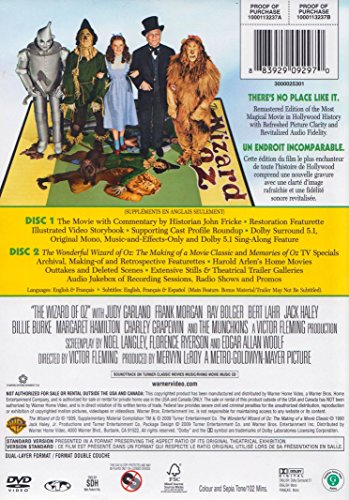 The Wizard of Oz (70th Anniversary 2-disc Special Edition) - DVD