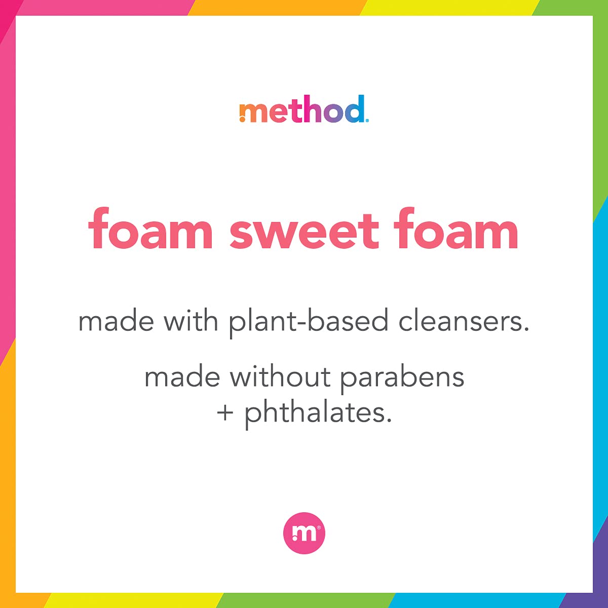 method Foaming Hand Soap, Biodegradable Formula with Foaming Soap Dispenser Made of 100% Recycled Plastic, Sweet Water Scent, 300 ml Soap Pump Bottles, 6 Pack 🍁 All In One Marketplace Canada